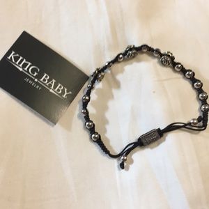 King baby studio rose beads bracelet new